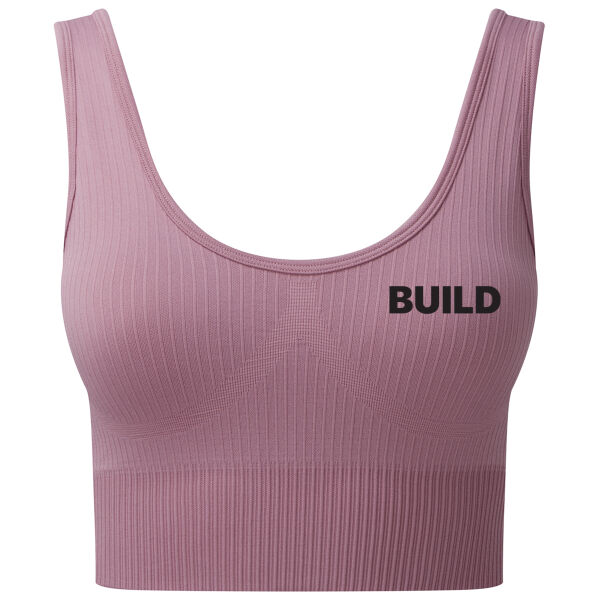 WomenWhoBuild - Ribbed Seamless 3D Fit Multi-Sport Bra Thumbnail